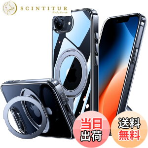 �y���������zNIMASO iPhone 16e �p �P�[�X �c�����Ή� 360°��]�X�^���h ��phone 16e �p �P�[�X MagSafe�Ή� �g�уX�}�z�P�[�X�i6.1�C���`�j �����O�}�O�l�b�g���� �J�o�[ �ČRMIL�K�i �ϏՌ� �����h�~