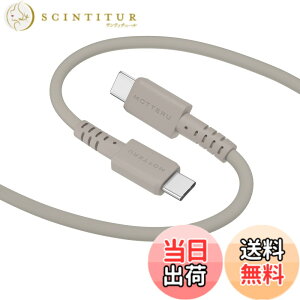 �y���������zMOTTERU(���b�e��) USB-C to USB-C �V���R���P�[�u�� �[�d �f�[�^�]�� ���Ȃ₩�ł��炩�� �f���ɋ��� PD 60W iPhone 16e 16 Android �X�}�[�g�t�H�� iPad MacBook PC �Ή� ���x�Z���T�[���� �P�[