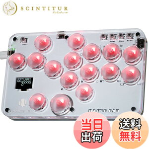 �y���������zHaute42 ���o�[���X�A�P�R�� �A�P�R�� ���o�[���X �����^ ���[�v���I�[���{�^�� ���P���f��S16 ������ for PC/Switch2/Switch/PS4 PS3/Windows �V�J�X�^�}�C�Y�p�e���v���[�g RGB LED���C�g 