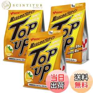 �y���������zKentai �P���^�C TOP UP �z�G�C�v���e�C�� �o�i�i 3kg(1kgx3��)�y�r�^�~��11�� x �~�l����4��z�h�{�@�\�H�i �������� WPC �z�G�C �v���e�C�� whey protein