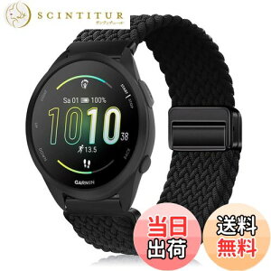 �y���������z[YealRed] �o���h 20mm For Garmin Forerunner 570 42mm/V?voactive 6 / 5 �����p�X�g���b�v �e���i�C������ �ւ��x���g �ґg�X�g���b�v ���C�o�b�N�� �����x���g �}�O�l�b�g�o���h �R���p�`�u��Ga