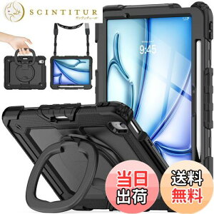 yzSEYMAC stock iPad Air(M3/M2) 11C`i2025/2024jOnhϏՌP[X یtBtOʃJo[ y[ 360°]OnhX^h V_[Xgbv iPad Air 11 