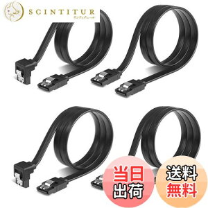 �y���������zYFFSFDC SATA 3�P�[�u�� �V���A���P�[�u�� 4�{�Z�b�g(�X�g���[�g�^+��L�^) �V���A��ATA3�P�[�u�� ���������h�~ �n�[�h�f�B�X�N/���w�h���C�u �œK ���b�`�t 50cm HDD SSD S-ATA III �f�[�^ 