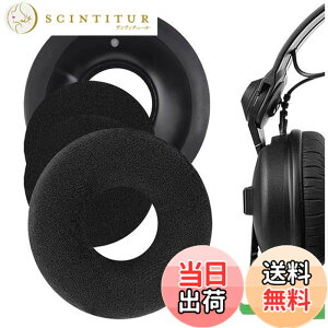 �y���������zGeekria �C���[�p�b�h QuickFit �݊��� �p�b�h �[���n�C�U�[ Sennheiser HD25-1, HD25, HD25SP, 25SP-II �w�b�h�z���ɑΉ� �p�b�h �C���[/�C���[�J�b�v (�x���A/�u���b�N)