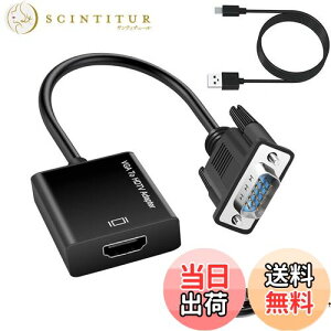 yzVGA(IX) to HDMI(X) ϊA_v^ VGA to HDMIϊP[u ] PCm[gp\RΉ o o dpUSBP[u3.5mmI[fBIP[ut