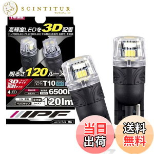 �y���������zIPF �|�W�V���������v LED �ԗp T10 120lm 6500K �z���C�g 12V�p 2�{�� �Ԍ��Ή� LED����z�u ���i��+���C�h�Ǝ� 309W