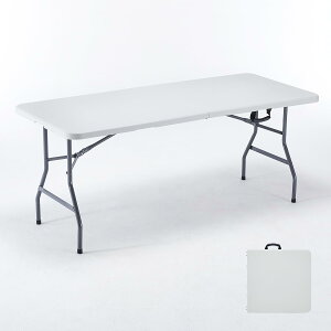 �y���������zBOOSDEN �A�E�g�h�A �e�[�u�� �܂肽���� 180x74x75cm ��ƃe�[�u�� �傫�� �� �g���s�v �_�C�j���O�e�[�u�� �����^�� �H�� ���r���O ����/���O �C�x���g �z���C�g