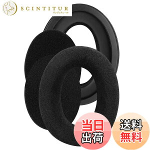 �y���������zGeekria �C���[�p�b�h Comfort �݊��� �p�b�h �[���n�C�U�[ Sennheiser HD505, HD 515, HD 518, HD 555, HD558, HD559, HD569, HD579, HD589 �w�b�h�z���ɑΉ� �p�b�h �C���[/�C���[�J�b�v �x���A (�u���b�N)