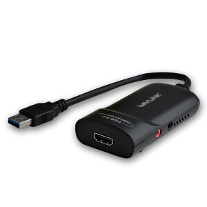 yzWAVLINK USB 3.0 - HDMIA_v^[ ̃fBXvCp 2K (2048x1152) ő6̃j^[ DisplayLinkF OrfIOtBbNXJ[hA_v^[ I[fBI|[gt WindowsAMac OS