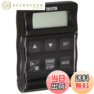 �y���������z�^�j�^(Tanita) �׋� �w�K �^�C�}�[ �X�g���b�v�t�� �o�C�u���[�V�����@�\ 24���� �u���b�N TD-370N BK