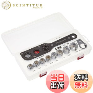 �y���������z�A�l�b�N�X(ANEX) �I�t�Z�b�g�A�_�v�^�[19 �Ε�19mm �P�[�X�t �}���`�Z�b�g AOA-19S2 �y�����Ƃ���̃l�W��i�b�g�񂵂Ɂz������� �i�b�g�� �l�W�� �X�g���[�g �H��