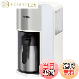 �y���������z�T�[���X(THERMOS) �^��f�M�|�b�g �R�[�q�[���[�J�[ 1L �z���C�g ECK-1000 WH