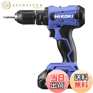 �y���������zHiKOKI(�n�C�R�[�L) 18V �R�[�h���X �U���h���C�o�h���� �`���b�N 2.0~13mm 20�i�N���b�` 2.0Ah �~�d�rx2�� �[�d�� �P�[�X�t FDV18DA(2BG)