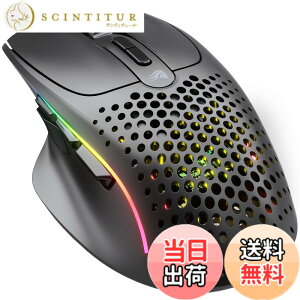 �y���������zGlorious MODEL I 2 Wireless ���y��75g ��e�ʃo�b�e���[���� RGB 2.4G���C�����X�EBluetooth�ڑ��Ή� �G���S�m�~�b�N �Q�[�~���O�}�E�X �}�b�g�u���b�N GLO-MS-IWV2-MB MS669