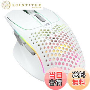 �y���������zGlorious MODEL I 2 Wireless ���y��75g ��e�ʃo�b�e���[���� RGB 2.4G���C�����X�EBluetooth�ڑ��Ή� �G���S�m�~�b�N �Q�[�~���O�}�E�X �}�b�g�z���C�g GLO-MS-IWV2-MW MS670