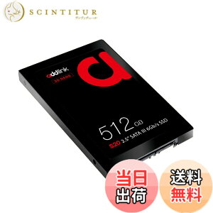 �y���������zaddlink S20 ��p�� 512GB ����SSD| �ǎ��ő� 500MB/s �����ݍő� 450MB/s | 3D NAND�̗pSATA III 6Gb/s 2.5�C���` | �yPlayStation4 ����m�F�ρz���[�J�[3�N | �m�[�g�p�\�R��/�f�X�N�g�b�vPC�Ή�
