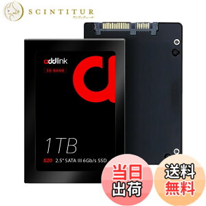 �y���������zaddlink S20 ��p�� 1TB ����SSD | �ǎ��ő� 500MB/s �����ݍő� 450MB/s| 3D NAND�̗pSATA III 6Gb/s 2.5�C���` | �yPlayStation4 ����m�F�ρz���[�J�[3�N | �m�[�g�p�\�R��/�f�X�N�g�b�vPC�Ή�