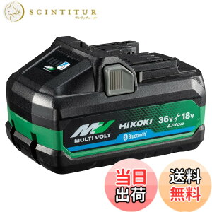 �y���������zHiKOKI(�n�C�R�[�L) Bluetooth�t����2����}���`�{���g�o�b�e���[ BSL36B18BX 36V 4.0Ah/18V 8.0Ah 0037-9244