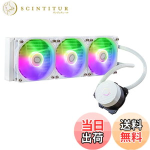 �y���������zCooler Master �V�^S����f���A���`�����o�[�|���v���� �uMasterLiquid L Core�v�V���[�Y360mm����CPU�N�[���[�E�z���C�g���f�� [ MASTERLIQUID 360L Core White ]