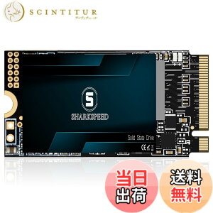 �y���������zSSD 1TB M.2 2242 NVMe S SHARKSPEED PCIe Gen3.0x4 �~�jSSD �����^ 3D NAND �ǂݍ��ݍő�2,200MB/s