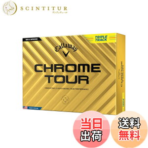 �y���������z�L�����E�F�C(Callaway) �S���t�{�[�� CHROME TOUR YLW 24 TRIPLE TRACK 1�_�[�X(12����) 4�s�[�X�\�� �g���v���E�g���b�N �C�G���[