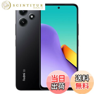 �y���������zXiaomi SIM�t���[�X�}�[�g�t�H�� Redmi 12 5G 8GB+256GB 6.8�C���`�����׃f�B�X�v���C �K���X�w�� docomo/au/SoftBank/Rakuten Mobile ����Ή� �~�b�h�i�C�g�u���b�N