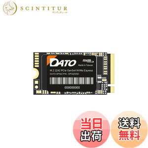 �y���������zDATO�_�g ���� SSD 512GB M.2 2242 PCIe Gen3 x 4 NVMe, �����\���b�h�X�e�[�g�h���C�u, �ő�2500 1700 MBs, �m�[�g�p�\�R�� �^�u���b�g - DP342