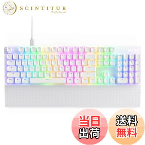 �y���������zNZXT Function 2 MiniTKL White RGB LED���� 8K�|�[�����O���[�g�Ή� ���w���j�A�X�C�b�`�^ �e���L�[���X �p��z�� �L���ڑ� �Q�[�~���O�L�[�{�[�h �z���C�g KB-002NW-US KB0768