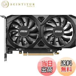�y���������zMSI GeForce RTX 3050 VENTUS 2X 6G OC PCIe4.0 �⏕�d���s�v �f���A���t�@������ �O���t�B�b�N�X�{�[�h VD8789