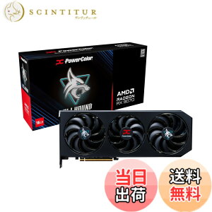 �y���������zPower Color AMD Radeon RX9070 ���� �O���t�B�b�N�{�[�h GDDR6 16GB �p���[�J���[ �y�������K�㗝�X�i�zRX9070 16G-L/OC