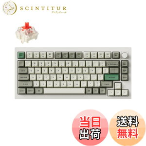 �y���������z�y�������K�i�zKeychron Q1 Max QMK/VIA���C�����X�E�J�X�^�����J�j�J���L�[�{�[�h�A2.4 GHz/Bluetooth/�L���ڑ��AUS���C�A�E�g�ARGB���C�g�A�z�b�g�X���b�v�Ή�Gateron Jupiter���J�j�J���X�C