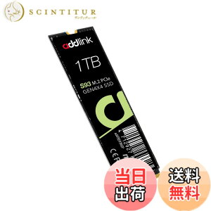�y���������zaddlink ���s�� S93 1TB PCIe Gen 4 x4 (�ő�]�����x 7,200MB/�b) NVMe M.2 2280 ���� SSD �������K�i (aJP1TBS93M2P)
