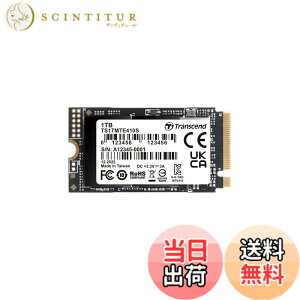 �y���������z�g�����Z���h M.2 NVMe SSD 1TB 2242 PCIe Gen4x4 �ő�Ǎ���:5,000MB/s �ő发����:3,500MB/s M Key TS1TMTE410S