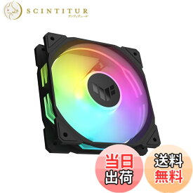 【送料無料】ASUS ケースファン 120mm Aura Sync 逆回転 TUF Gaming TR120 ARGB Fan Reverse 黒 国内正規代理店品