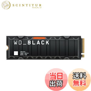�y���������zWD_BLACK 4TB SN850X NVMe �����Q�[�~���O�\���b�h�X�e�[�g�h���C�u �q�[�g�V���N�t�� - PlayStation 5 Gen4 PCIe, M.2 2280�ɑΉ� �ő�7,300MB/�b - WDS400T2XHE