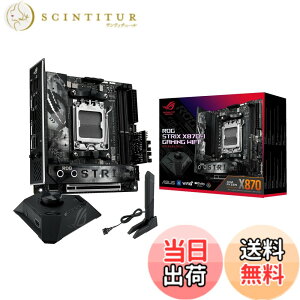 �y���������zASUS ROG STRIX X870-I GAMING WIFI AMD Ryzen 9000 �V���[�Y AM5 �Ή� X870 �`�b�v�Z�b�g���� Mini-ITX �}�U�[�{�[�h/�������K�㗝�X�i