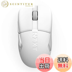�y���������zNZXT Lift Elite Wireless Gaming Mouse WHITE �y�� 8K�|�[�����O���[�g ���C�����X�Q�[�~���O�}�E�X �z���C�g MS-101NW-02 MS0745