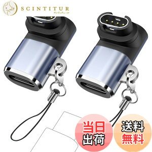 �y���������z�y2�Z�b�g�zMoKo �K�[�~���p �ϊ��A�_�v�^�[ L�^ Type-C�p �J�j�J���t�� Fenix8/7/6/5/Vivoactive6/5/4/3/Venu4/3/2/Forerunner970/570/965/265/165/ForeAthlete55/InstinctE/3/2/ApproachS60 USBC�`���[�W�P�[�u����