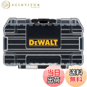 �y���������zDEWALT ToughCase+ 1-Compartment Plastic Small Parts Organizer (DWASTCASEBLK)