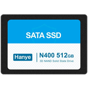 �y���������zHanye 512GB 3D NAND TLC�̗p �����^ SSD 2.5�C���` 7mm SATAIII 6Gb/s �A���~��➑� �������K�㗝�X�i ���[�J�[3�N