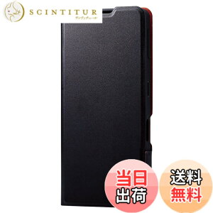 �y���������z�G���R�� AQUOS sense7 [ SH-53C | SHG10 ] �P�[�X �J�o�[ �蒠�^ ���U�[ �v ���^ �y�� �}�O�l�b�g�J�� �J�[�h�|�P�b�g�t�� �����܂ܒʘb [�����قǔ����Čy��] �u���b�N PM-S226PLFUBK