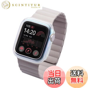 �y���������z�G���R�� Apple Watch SE2 SE Series 6 5 4 40mm �o���p�[ �\�t�g &me �I�[�����N���A AW-23EBPUACR