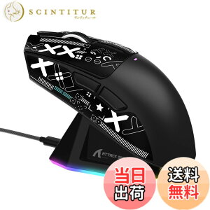 �y���������zMAMBASNAKExATTACK SHARK X11 ���y�ʃQ�[�~���O�}�E�X 60g RGB�}�O�l�b�g�[�d�X�^���h 3���[�h�ڑ� 2.4Ghz/Bluetooth/Type-C �_�u��Bluetooth�`�����l�� 6���x��DPI�ؑ� PAW3311�Z���T�[ HUANO�X�C�b�` Br