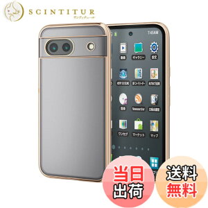 �y���������z�G���R�� Google Pixel 8a �P�[�X �J�o�[ ���� �ϏՌ� �Ռ��z�� �n�C�u���b�h TPU ���^���b�N�t���[�� �J�����ی� ���C�����X�[�d �Ή� ���^���b�N�S�[���h PM-P241UCTMKGD