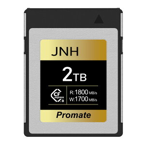 �y���������zCF�J�[�h CFexpress Type B �������[�J�[�h 2TB �yDRAM���ځz�R���p�N�g�t���b�V���J�[�h Type-B R:1800MB/s W:1700MB/s 8K 4K �r�f�I JNH CFX-002TB02/JP ���[�J�[5�N