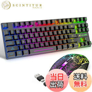 �y���������zMAMBASNAKExZIYOU LANG T87 80% 3in1 �����L�[�{�[�h�}�E�X�Z�b�g 2.4G���C�����X�L�[�{�[�g usb-a type-c 2in1���V�[�o�[ ���C���{�[�o�b�N���C�g 87�L�[ �R���p�N�g �[�d�� �p��z�� 800/1600/2400