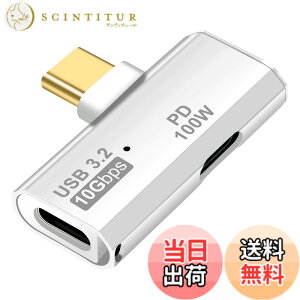�y���������zleizhan 2-in-1 Type-C�ϊ��A�_�v�^�[ USB 3.2 Type-C+PD100W�[�d 2�|�[�g�R���o�[�^�[ 10Gbps�����f�[�^�]�� OTG�@�\�Ή� �X�}�[�g�t�H���A�^�u���b�g�A�m�[�g�p�\�R���ȂǂɍœK - �z���C�g