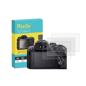�y���������zRieibi [3���Z�b�g] Canon EOS R10/R100�t���ی�t�B�����A Canon EOS R10 �����K���X�t�B���� EOS R100�t���v���e�N�^�[ �\�ʍd�x9H �ϏՌ� �ώw�� ����0.25MM �����^�C�v