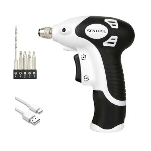 �y���������zSENTOOL �d���h���C�o�[ ���^ �d���h���� 3.6V USB Type-C �[�d�� �y�� 315g �Ƌ�̑g�ݗ��āE����C���e���A�� �h���C�o�[ �d�� �����⏉�S�҂ł��ȒP�Ɏg���� �h�����h���C�o�[ ��
