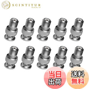 �y���������zF BNC �ϊ� �R�l�N�^(10��) YITONGXXSUN ���ގ� BNC�I�X-F���X �ϊ��v���O �A�_�v�^ �h�ƃJ���� �Ď��J���� �����P�[�u�� CCTV�Ȃ� �ڑ��p BNC�^ F�^ (10��)